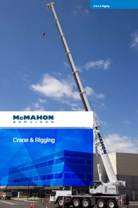 McMahon crane rigging services