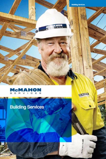 Building services brochure cover
