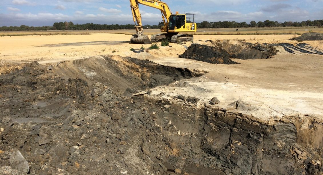 McMahon Drilling mud sump remediation