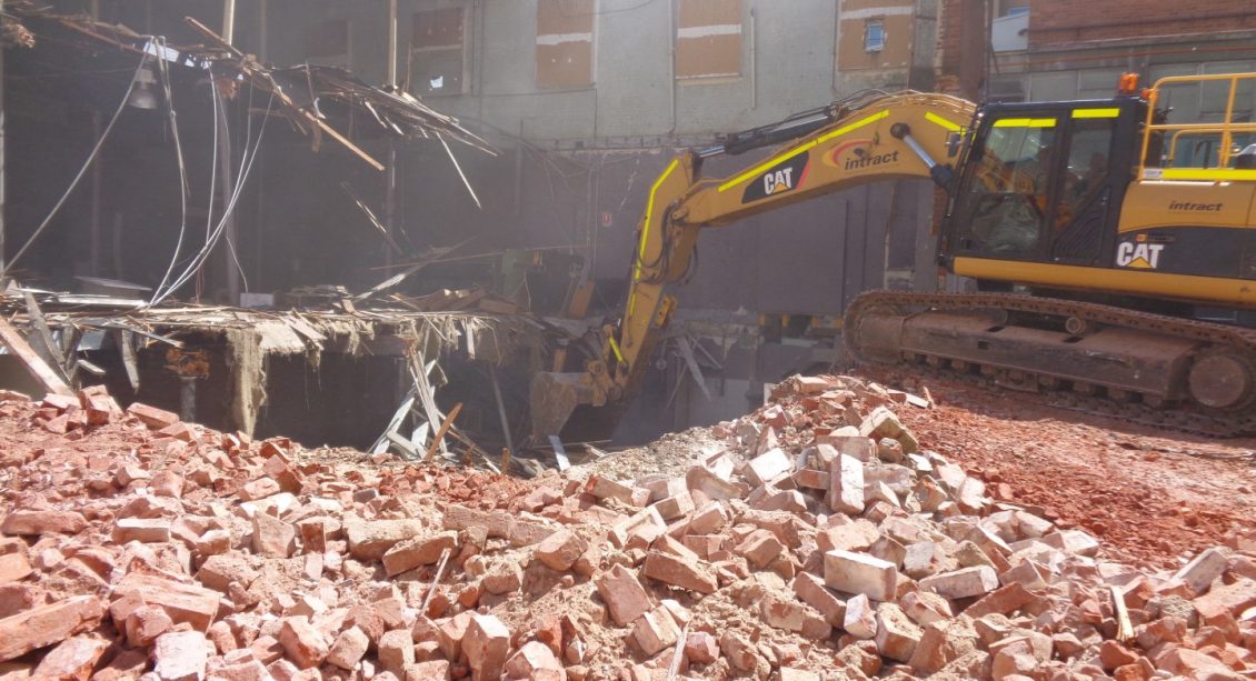 Demolition of 62-68 Hindley Street, Adelaide
