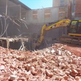 Demolition of 62-68 Hindley Street, Adelaide