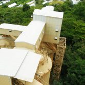 White factory undergoing Phosphates Asbestos Remediation on Christmas Island
