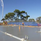 Construction of the new indoor sports centre at St Marks College