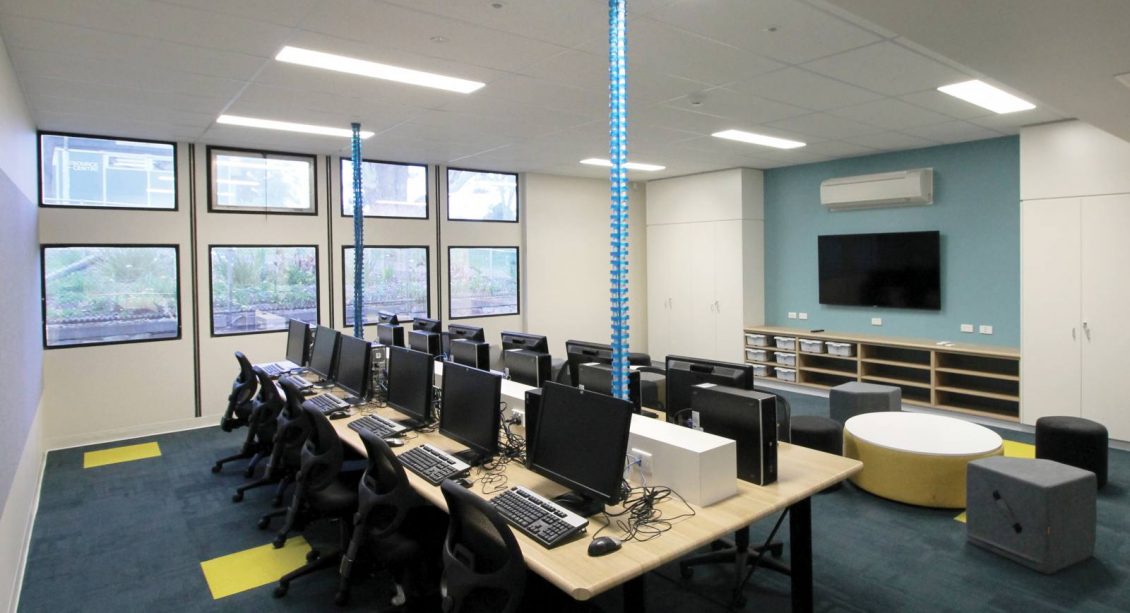 Computer room at Surrey Downs R-7 School